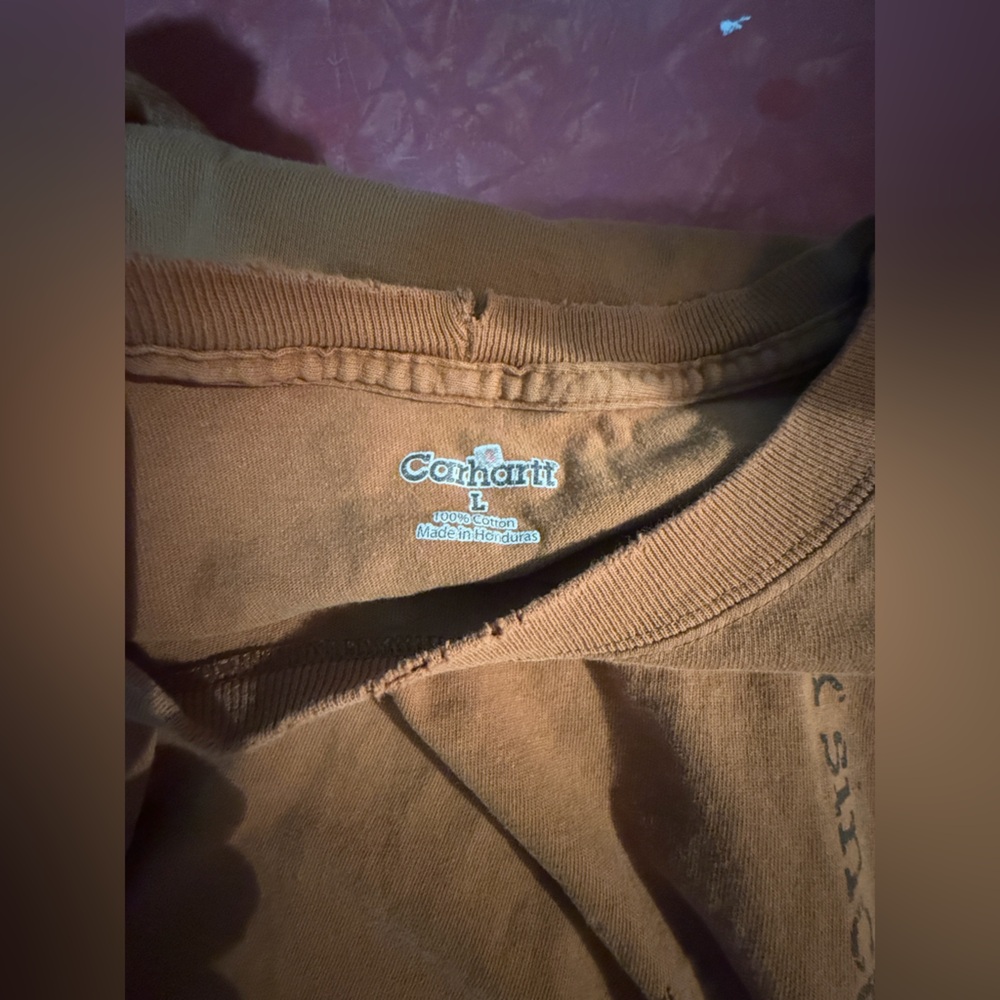Carhartt Brown and Tan Long-Sleeve Top - Picture 15 of 15